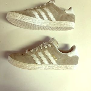 Adidas Gazelle Gray Youth Boys/Girls 4.5